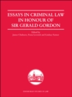 Image for Essays in criminal law in honour of Sir Gerald Gordon : v. 8