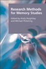 Image for Research methods for memory studies