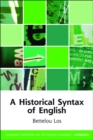 Image for Historical Syntax of English