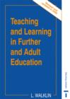 Image for Teaching and Learning in Further and Adult Education