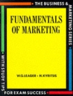 Image for Fundamentals of marketing : With Study Tips for Exam Success