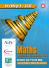 Image for On course maths: Foundation and intermediate tiers Summary and practice book
