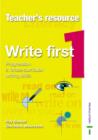 Image for Write First : Teacher's Book 1