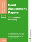 Image for Bond Assessment Papers : Third Papers in Verbal Reasoning 9-10 Years