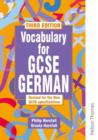 Image for Vocabulary for GCSE German
