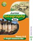 Image for Junior geography kit  : years 5-6: Pupil resource book : Year 5/6 : Pupil Resource File