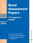 Image for Bond Assessment Papers : Fifth Papers in English 10-11+