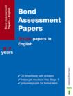 Image for Bond Assessment Papers : Starter Papers in English 6-7 Years