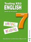 Image for Testing KS3 English Skills and Practice Year 7