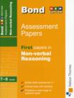Image for Bond First Papers in Non-verbal Reasoning 7-8 Years