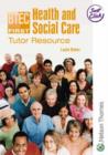 Image for Health and social care tutor resource