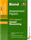 Image for Bond Fifth Papers in Verbal Reasoning 11-12+ Years