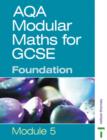Image for AQA Modular Maths: Module 5 Foundation