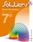 Image for Solutions : Maths : Teacher Planning Pack Support Book 7