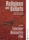 Image for Religions and beliefs: Teacher&#39;s resource file