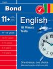 Image for Bond 10 Minute Tests English 11-12+ Years