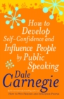 Image for How to develop self confidence and influence people by public speaking