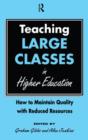 Image for Teaching Large Classes in Higher Education