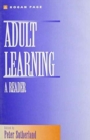 Image for Adult learning  : a reader