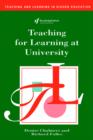 Image for Teaching for Learning at University