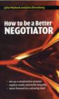 Image for How to be a better negotiator