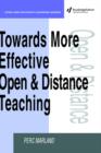 Image for Towards More Effective Open and Distance Learning Teaching