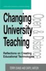 Image for Changing university teaching  : reflections on creating educational technologies