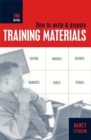 Image for How to write &amp; prepare training materials