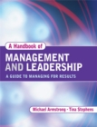Image for The Handbook of Management and Leadership