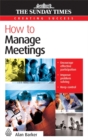 Image for How to manage meetings