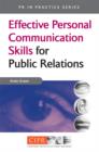 Image for Effective personal communication skills for public relations