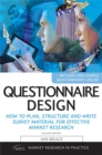 Image for Questionnaire Design