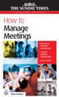 Image for How to manage meetings