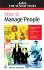 Image for How to manage people