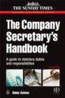 Image for The company secretary&#39;s handbook: a guide to statutory duties and responsibilities