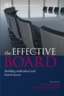 Image for The effective director  : building individual and board success