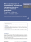 Image for Case Study: Drivers and Barriers in Implementing Information Management Systems in European Micro Enterprises