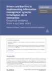 Image for Case Study: Drivers and Barriers in Implementing Information Management Systems in European Micro Enterprises: Empirical Evidence from a Success Story