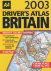 Image for AA driver&#39;s atlas Britain 2003