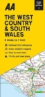 Image for Road Map The West Country &amp; South Wales