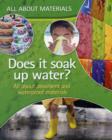 Image for Does it soak up water? All about absorbent and waterproof materials