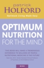 Image for Patrick Holford&#39;s new optimum nutrition for the mind