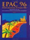 Image for Epac 96 : Proceedings of the Fifth European Particle Accelerator Conference, Sitges (Barcelona), 10 to 14 June 1996 - 3 Volume Set