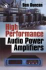 Image for High Performance Audio Power Amplifiers