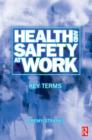 Image for Health and Safety at Work: Key Terms