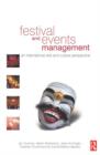 Image for Festival and events management  : an international arts and culture perspective