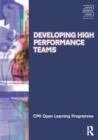 Image for Developing high performance teams