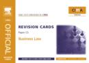 Image for CIMA Revision Cards: Business Law