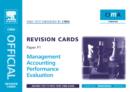 Image for CIMA Revision Cards: Performance Evaluation