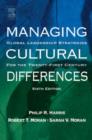 Image for Managing Cultural Differences : Global Leadership Strategies for the 21st Century